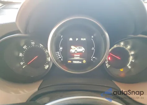 2016 Fiat 500X Lounge from USA, damaged, VIN ZFBCFXDT0GP496852